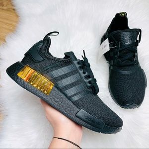 Adidas Originals NMD R1 Core Black Metallic Gold
